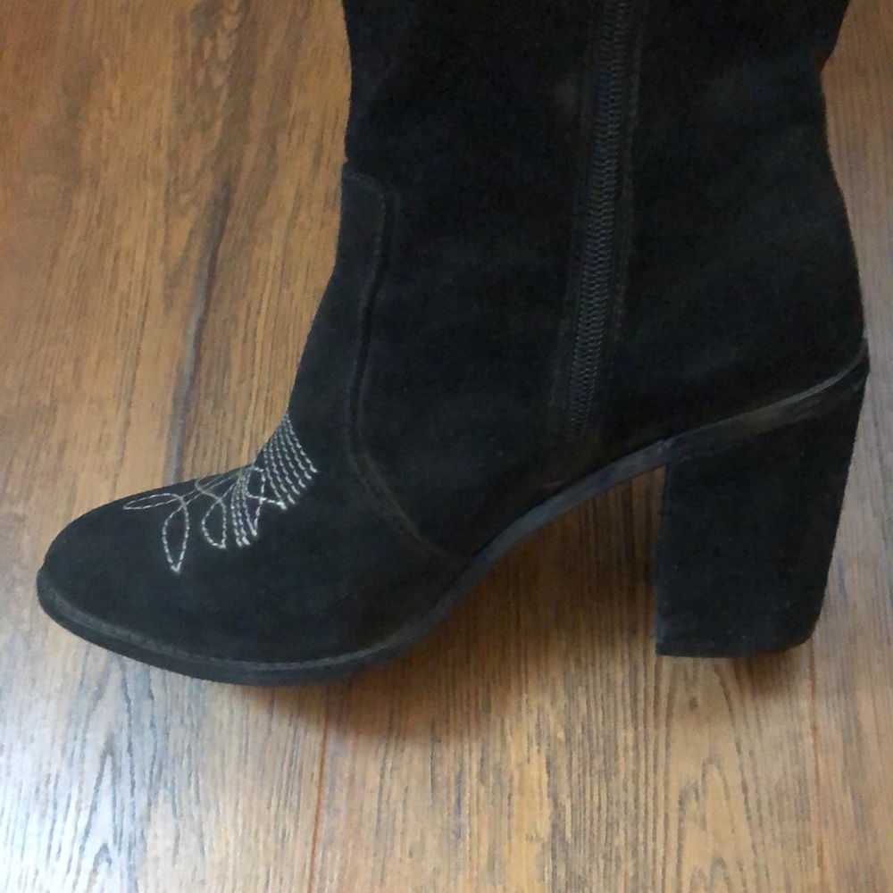 Vintage Nightwalker Esperado Western Cowboy Y2K Suede Boot size 9 - Picture 12 of 12